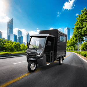 Wanhoo 300cc Gasoline Petrol Heavy-Duty Three-Wheel Loader Motor Trike Semi Cabin Cargo Tricycle Gasoline 3 Wheel Motor Tricycle
