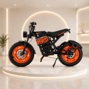 Factory Wholesale Fat Tire Retro High-Power Electric Bike Club Modified Disc Brake Shock Absorption Off-Road Electric Bike