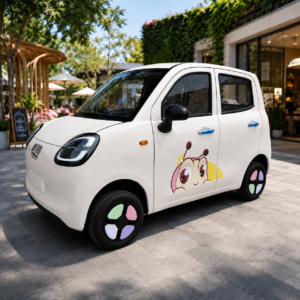 Hot Selling 4 Wheel Adult Electric Vehicle 2 Doors 4 Seats 1200W Compact & Flexible Rear Wheel Disc Brake