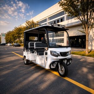 Fiker G9-X1 Sightseeing Vehicle, Luxury 9-Seat, Three-Row Seated, Product Specifications [2.0 Chassis Solution + Battery Swapping]